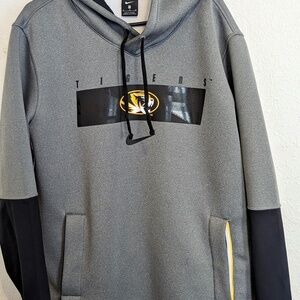 Nike Men’s Missouri Tigers Fleece Hoodie Jacket Extra Large